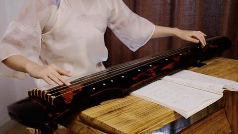 古琴梅花三弄教学视频,传承经典，指尖舞动梅花香