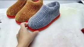 打毛拖鞋教程视频,视频教程详解